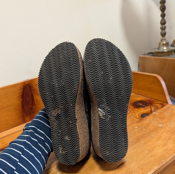 Stegmann Black Wool Felt Wedge Clogs Women’s Size 6 - Picture 4 of 4